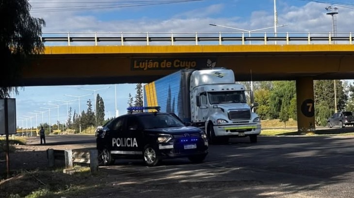 Una mujer quiso quitarse la vida arrojándose frente a un camión en el Acceso Sur