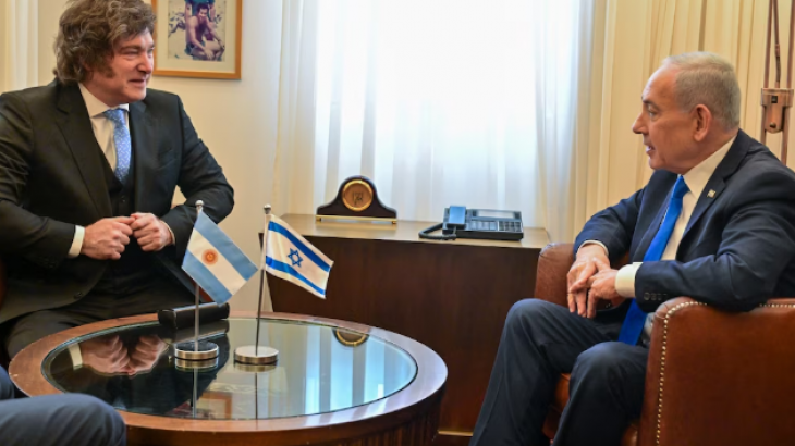 Milei se reune con Netanyahu para ratificar su apoyo a Israel